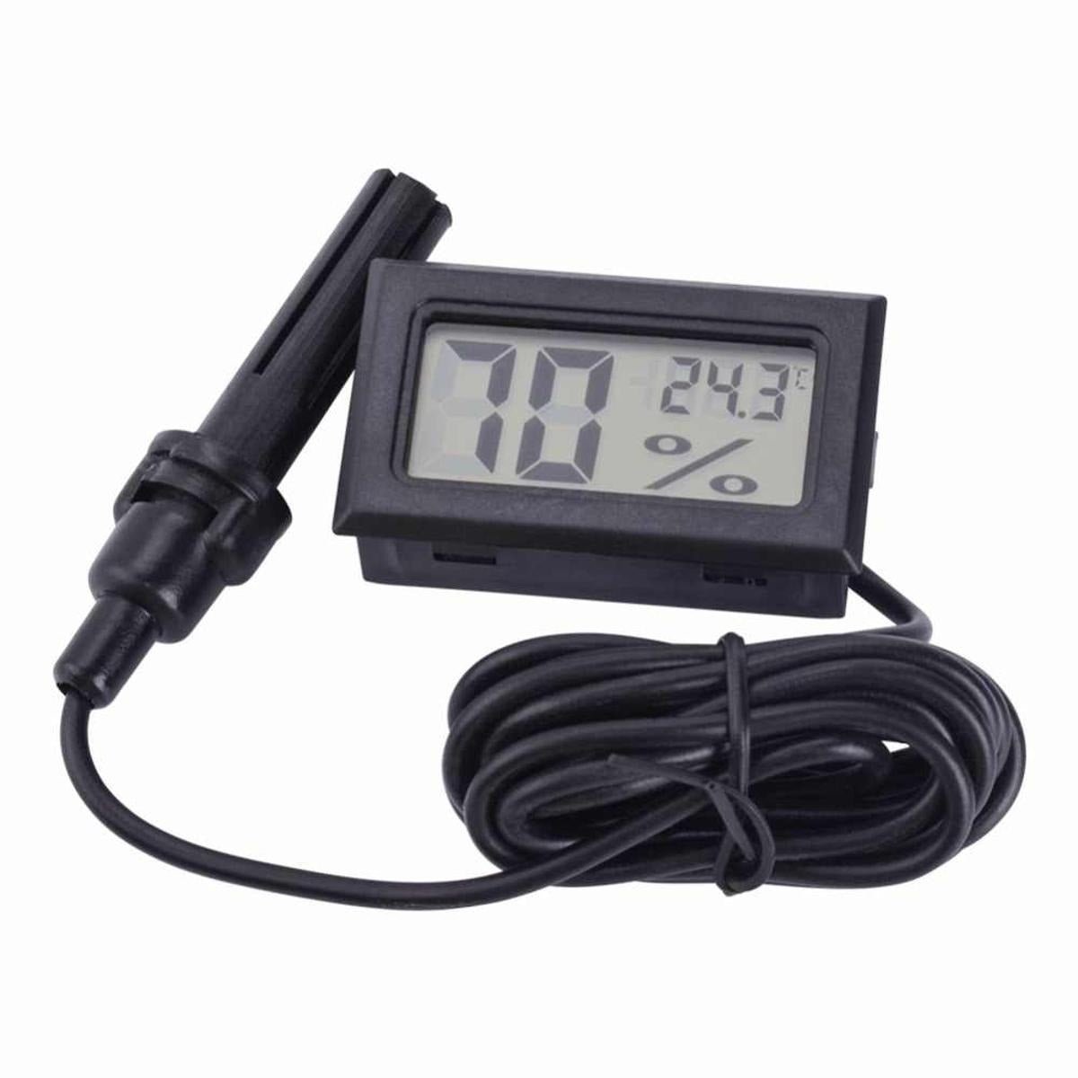 Digital Mini LCD Digital Thermometer Hygrometer Fridge Freezer Temperature Humidity Meter