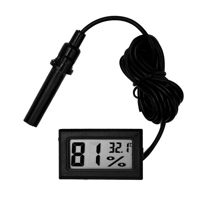 Digital Mini LCD Digital Thermometer Hygrometer Fridge Freezer Temperature Humidity Meter
