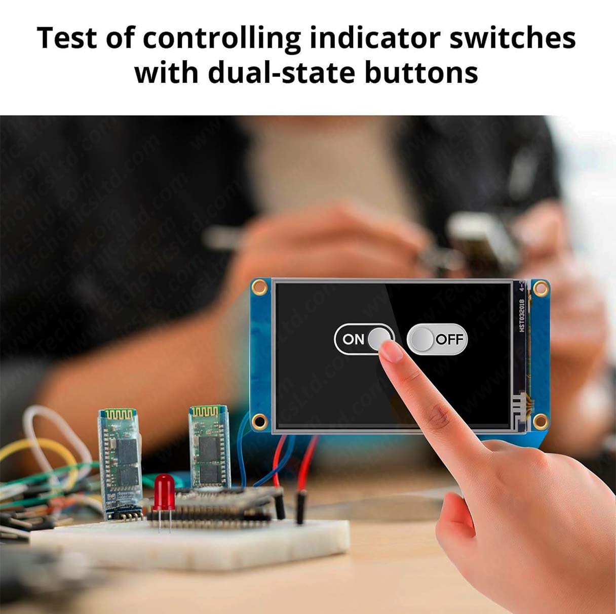 7 Inch Tjc Tft Hmi Lcd Touchscreen