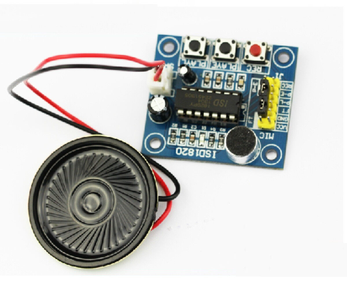 Isd1820 Recording And Playback Module With On Board Mic And Loud Speaker