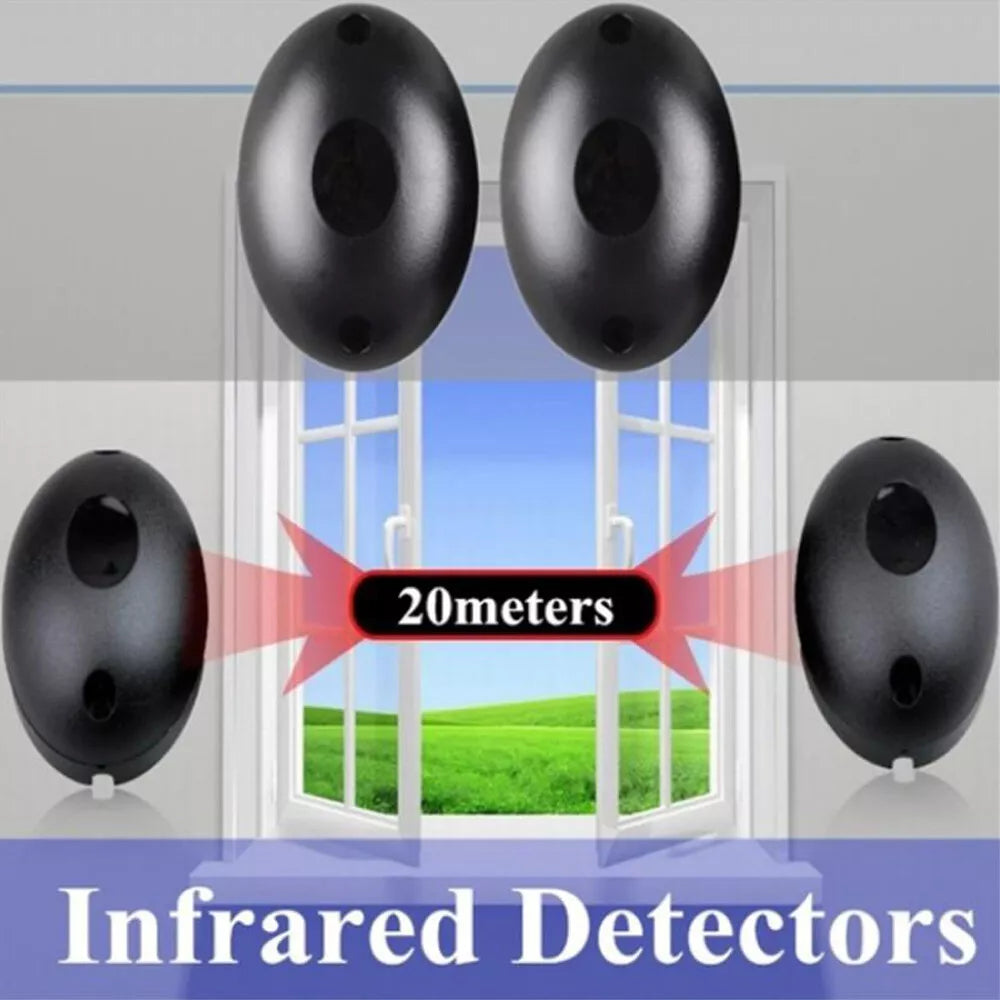 Infrared Sensor Single Beam Detector Security Alarm Home Door Laser Alarm System