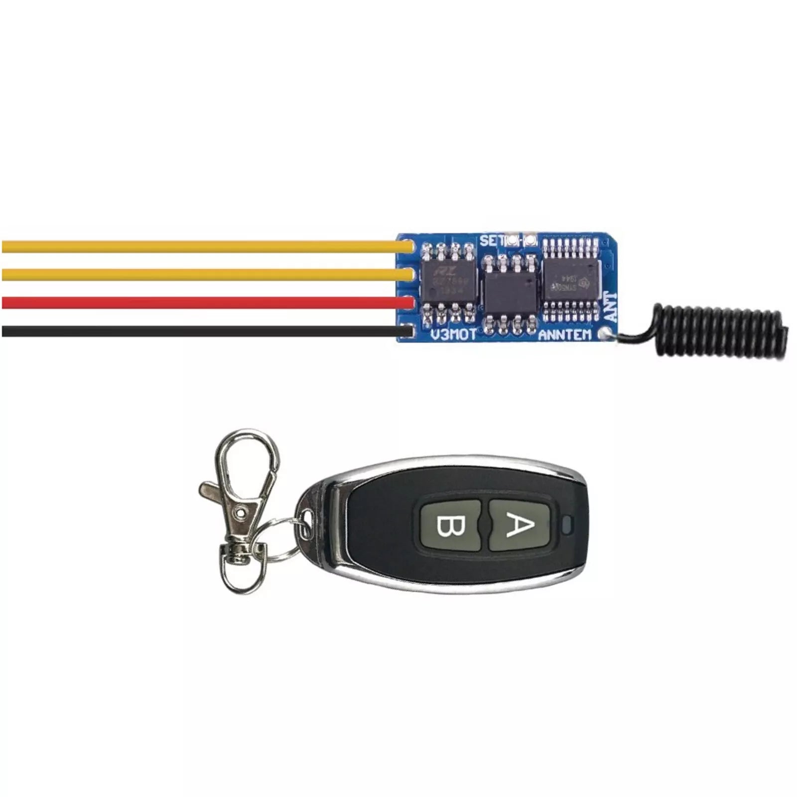 DC3.7-12V 315mhz RF Wireless Receiver Remote Control Transmitter DIY Module A