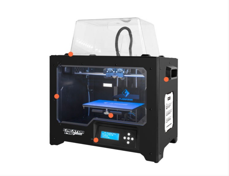 Flashforge Creator Pro 3D Printer – Electronic Solution