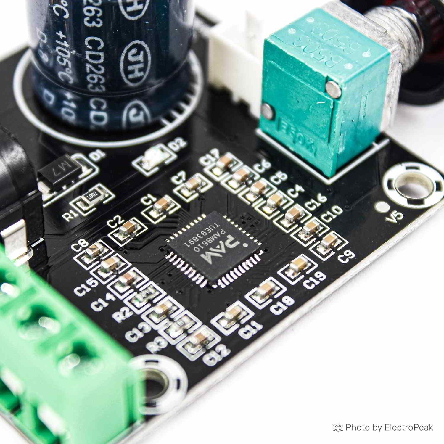 Xhm181 Xh M181 Pam8610 12v Dual-channel Stereo Audio Amplifier Board