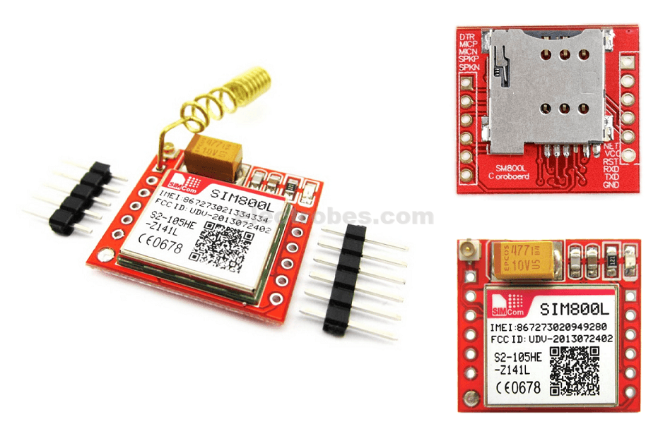 Sim800l Gsm Module Micro Sim Card Board – Electronic Solution